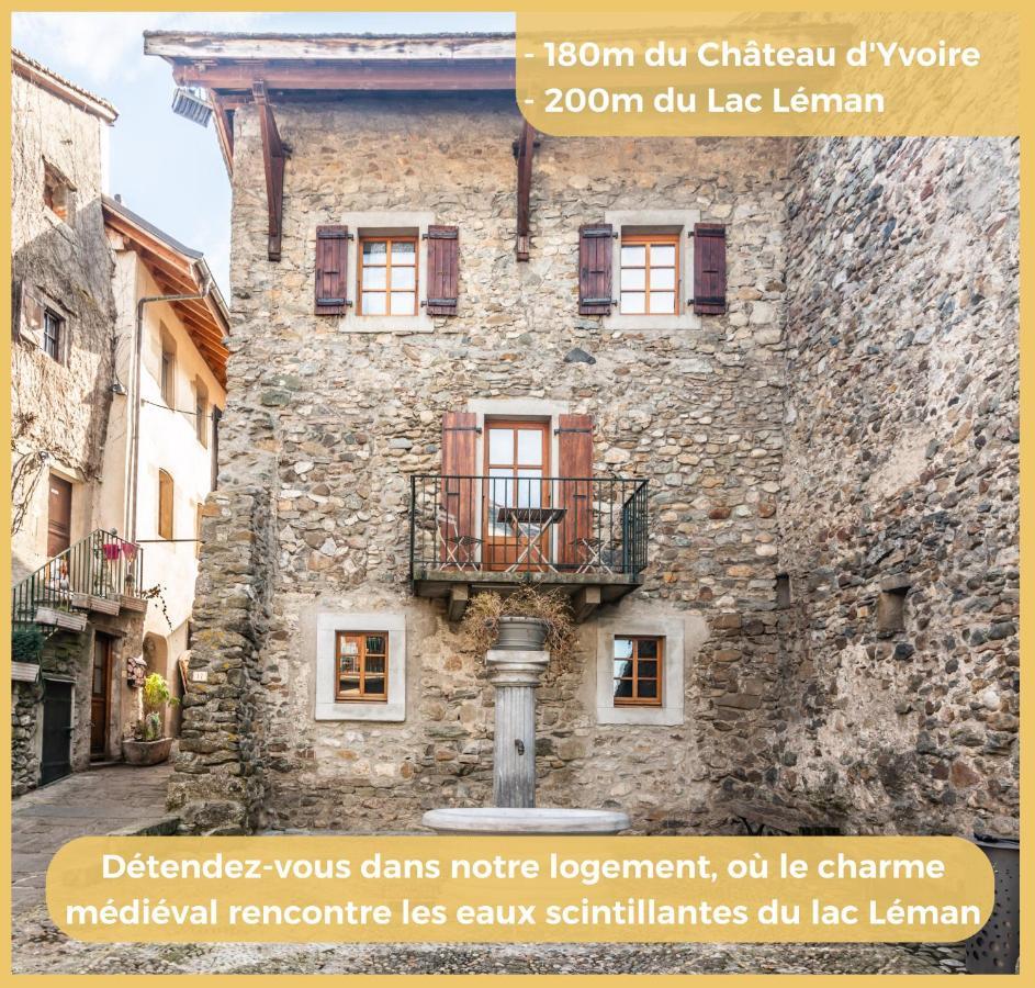 Maison En Duplex I Yvoire I Lac Leman I Medievale Экстерьер фото
